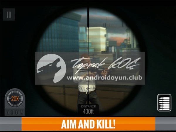 Sniper 3D Assassin v1.3 MOD APK - PARA HİLELİ