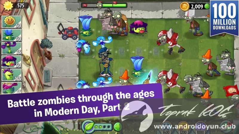 Plants vs Zombies 2 Apk İndir (Taş ve Para Hileli)