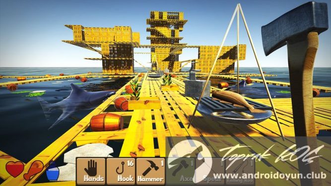 raft survival mod apk free craft