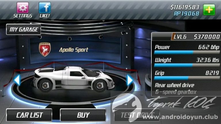 Drag Racing v1.7.50 MOD APK - PARA / RP HİLELİ