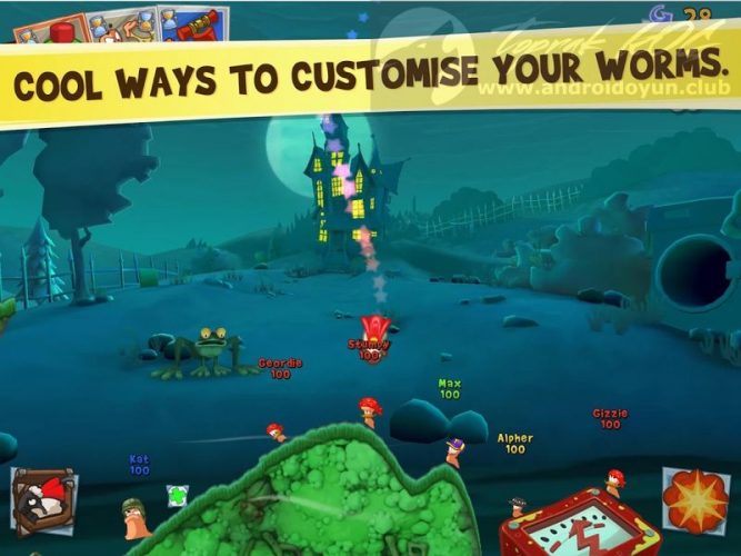 Worms 3 v2.06 MOD APK MEGA HİLELİ