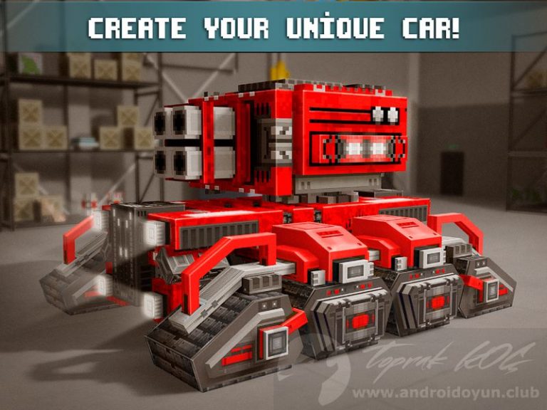 Blocky Cars Online v6.4.7 MOD APK MEGA HİLELİ