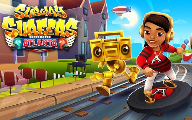 subway surfers mod apk space station