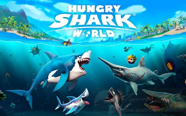 hungry shark world v3 1 4 mod apk para hileli