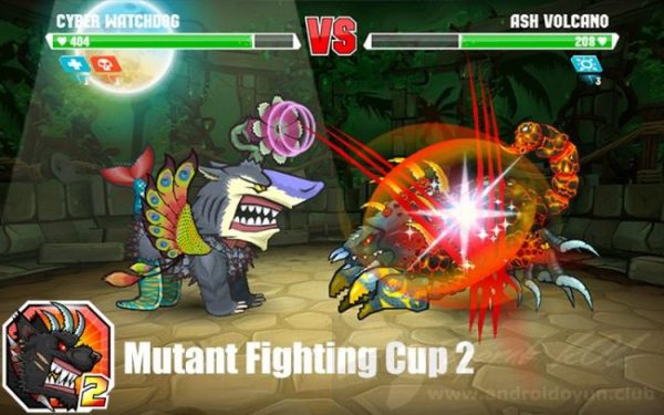 mutant fighting cup 2 hacked cheats