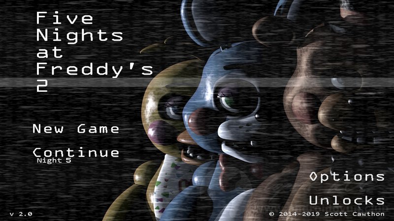Five Nights at Freddys 2 v2.0.1 MOD APK – KİLİTLER AÇIK