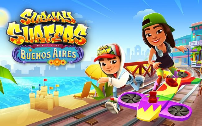 Subway Surfers Mod Apk v1.118.0  Subway surfers game, Subway