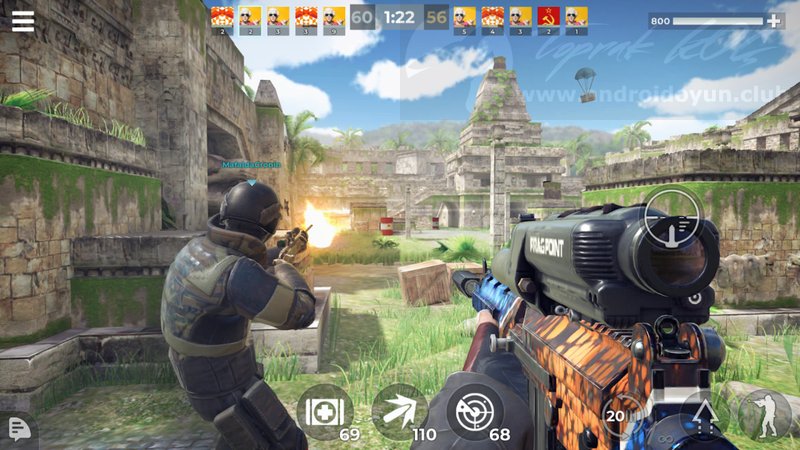 AWP Mode Elite online 3D sniper FPS v1.5.0 MOD APK – MERMİ HİLELİ