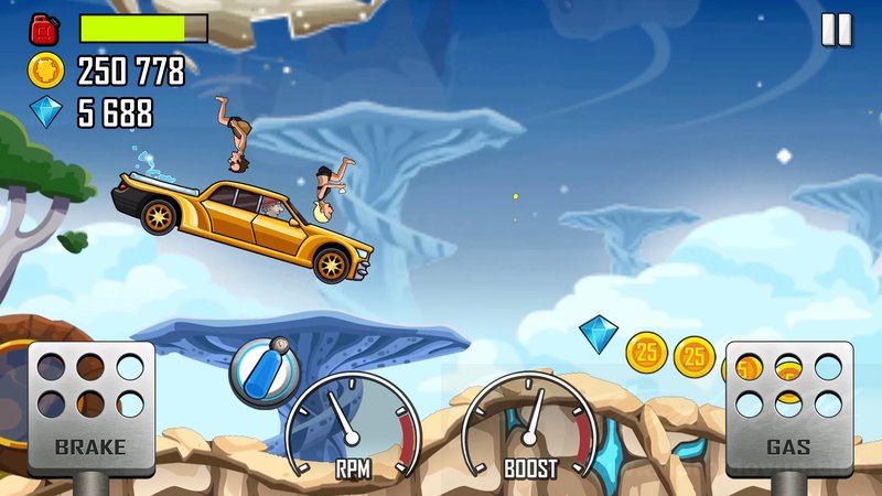 Hill Climb Racing v1.58.0 MOD APK – Para / Elmas Hileli